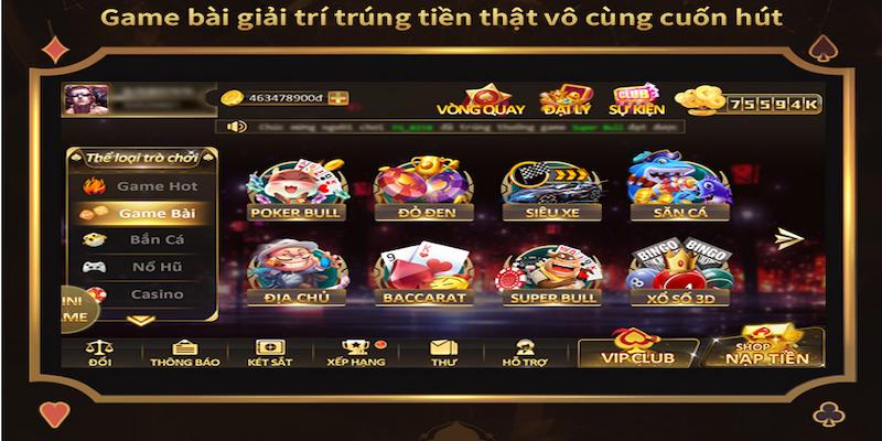 Những trò chơi có tại cổng game TBR